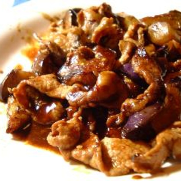 冷蔵庫にあった八丁味噌で 豚肉となすの八丁味噌炒め レシピ 作り方 By ブラックはやて 楽天レシピ